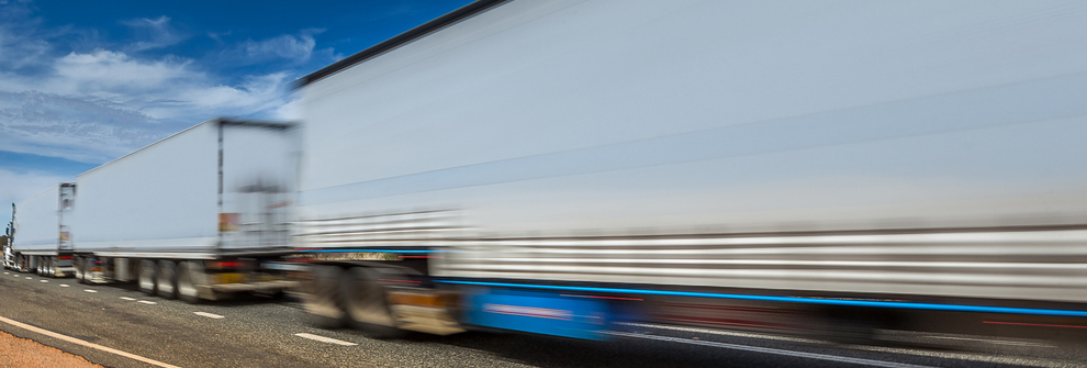 Trucks on Highway