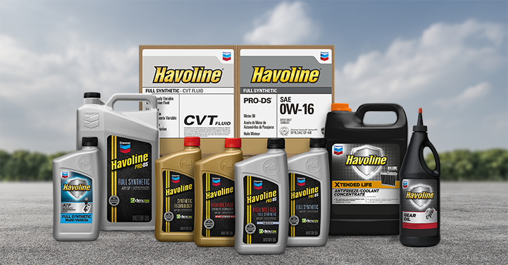 Havoline Family Image in Road Ligt Background product shot