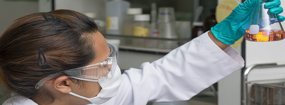 Woman in Lab